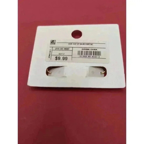 NEW SUGARFIX BY BAUBLEBAR GOLD SAFETY PIN DROP NICKEL FREE WOMENS EARRINGS - Picture 4 of 4